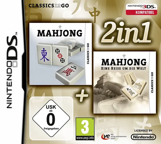 2 in 1 - Mahjong + Mahjong Around the World (Europe) (En,Fr,De,Es,It)